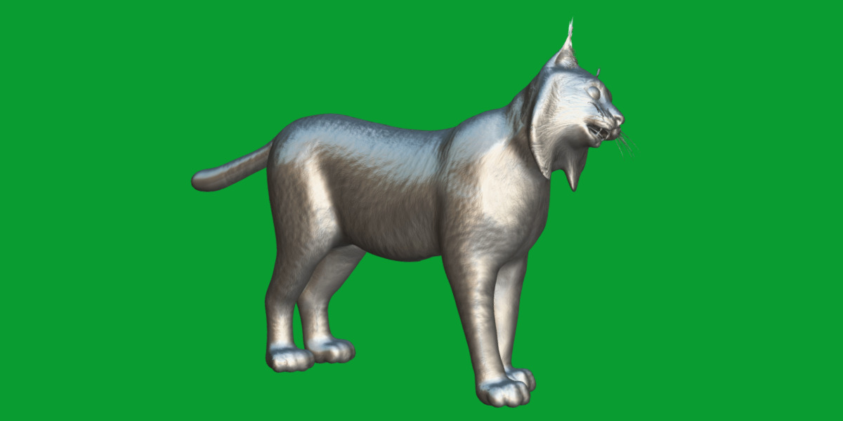Iberian Lynx Low-poly 3D model_16