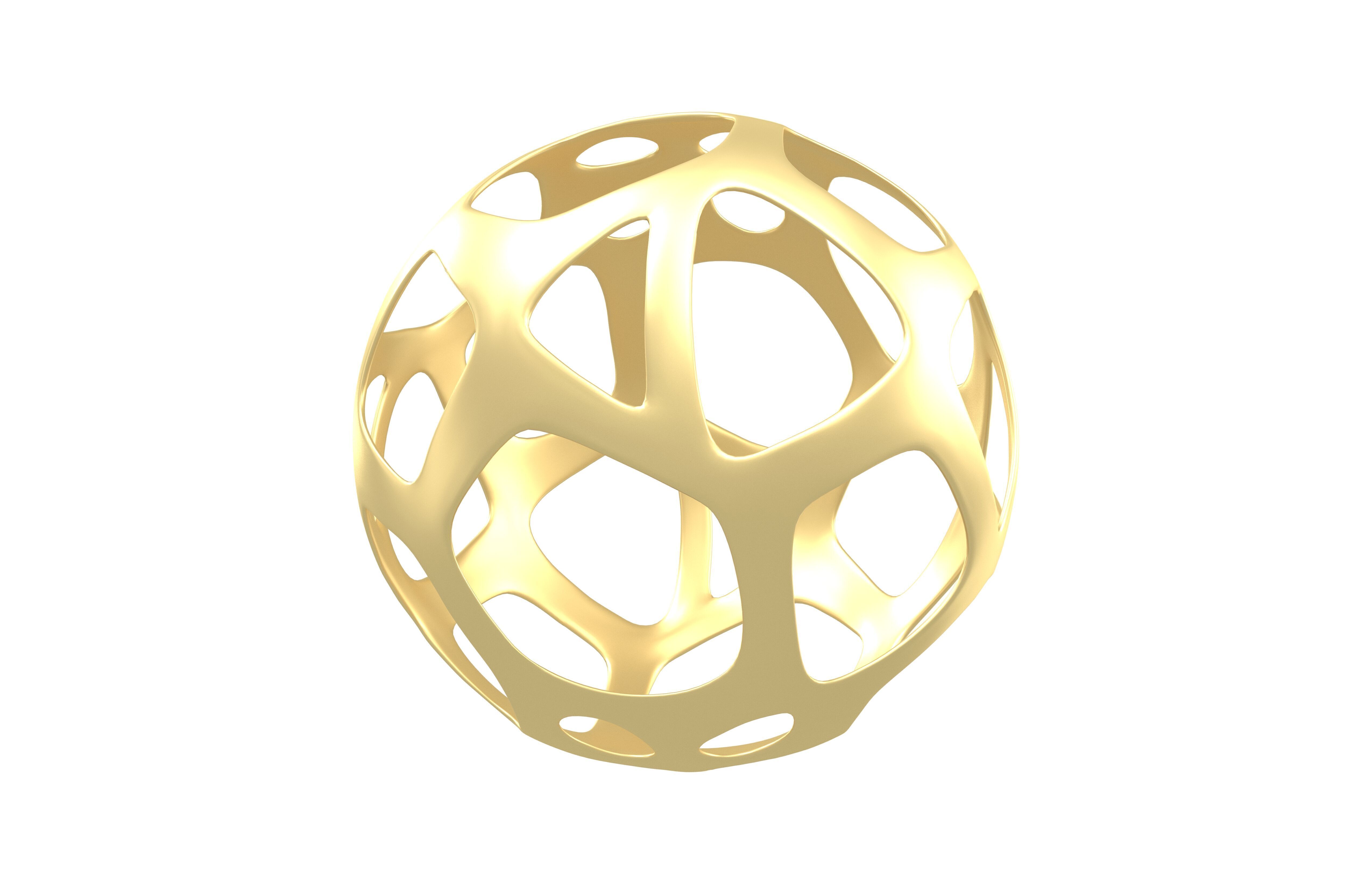 Abstract Sphere v11 001 Low-poly 3D model_3