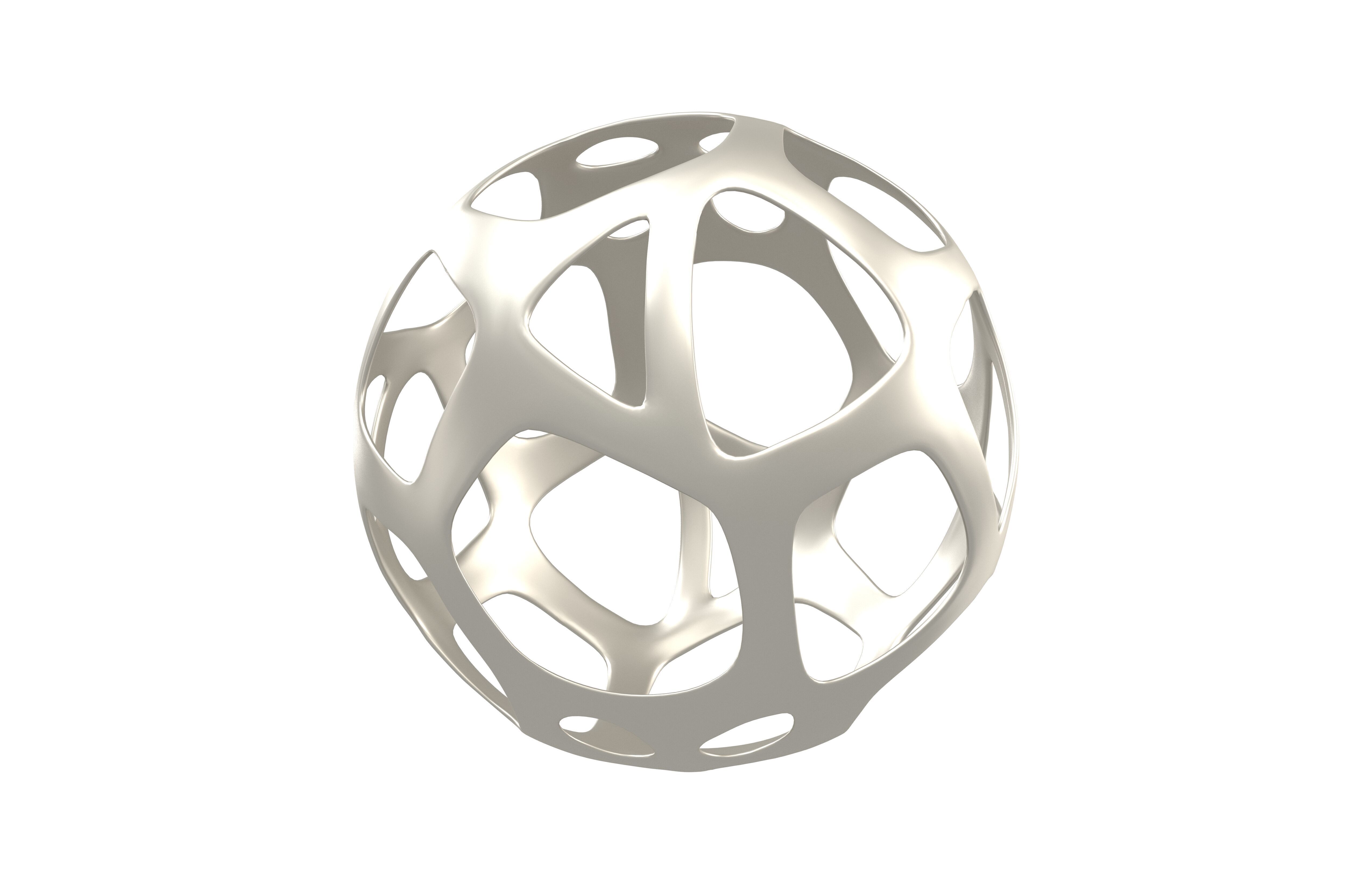 Abstract Sphere v11 002 Low-poly 3D model_3