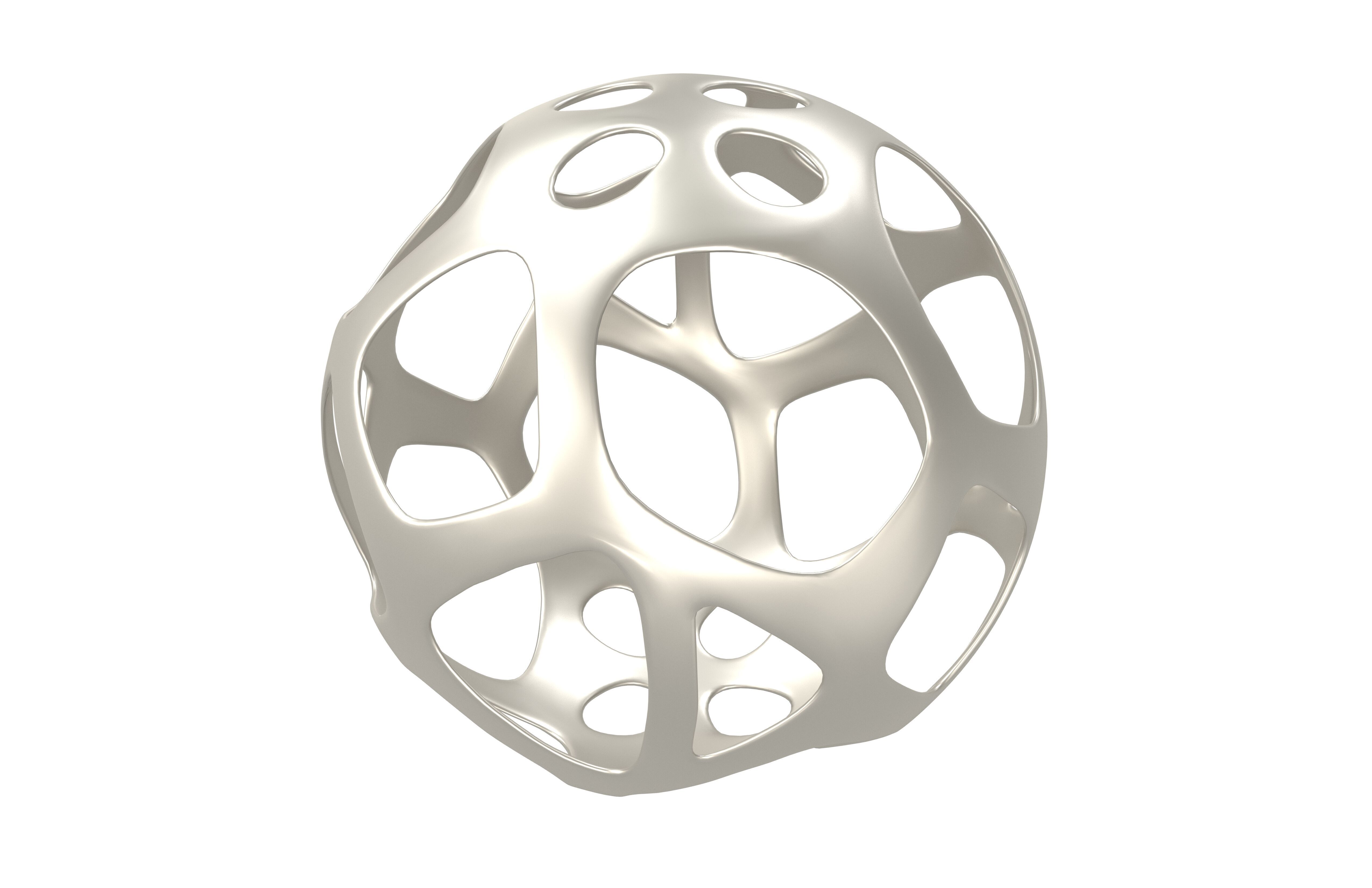 Abstract Sphere v11 002 Low-poly 3D model_1