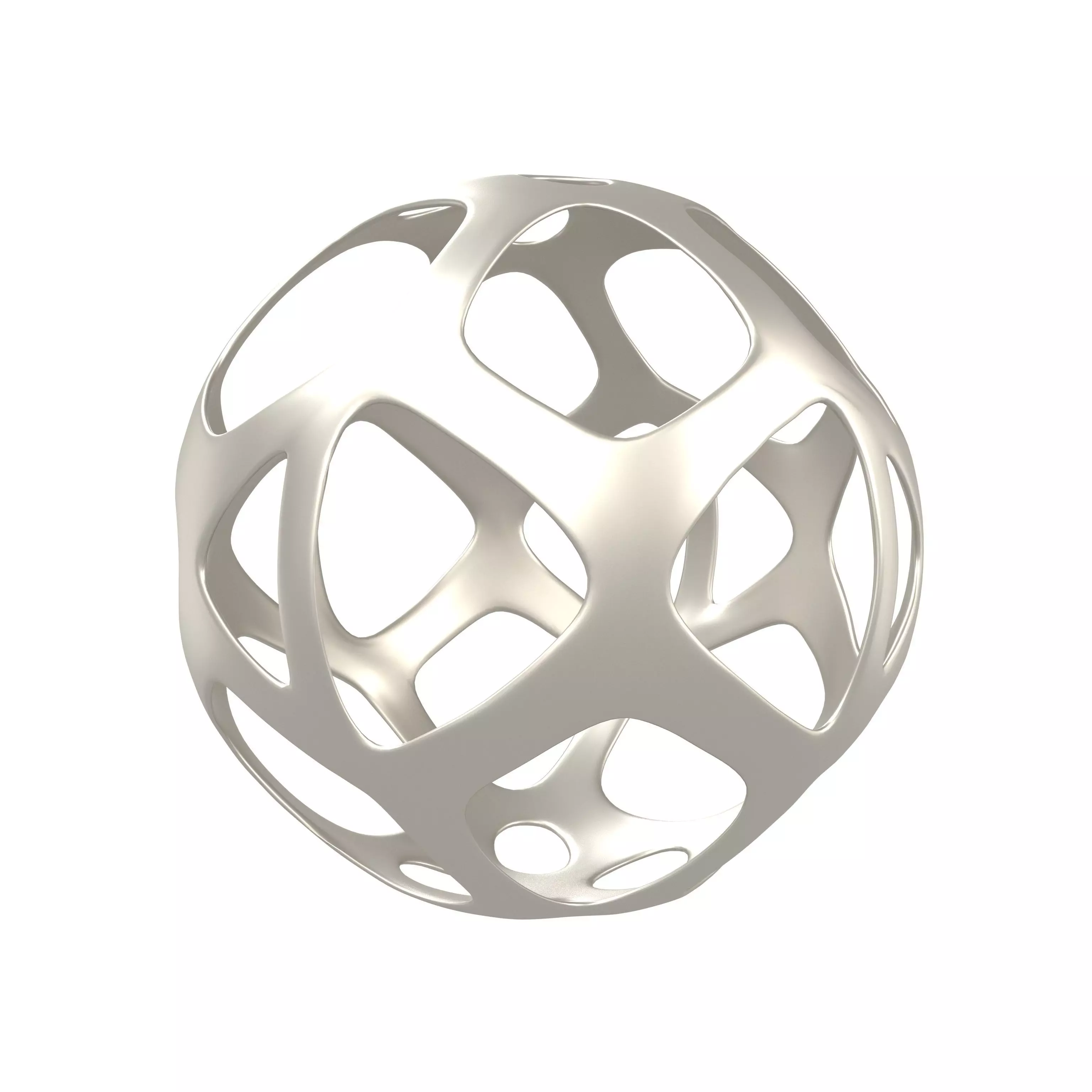 Abstract Sphere v11 002 Low-poly 3D model_0