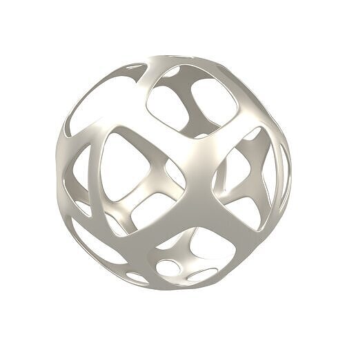 Abstract Sphere v11 002 Low-poly 3D model