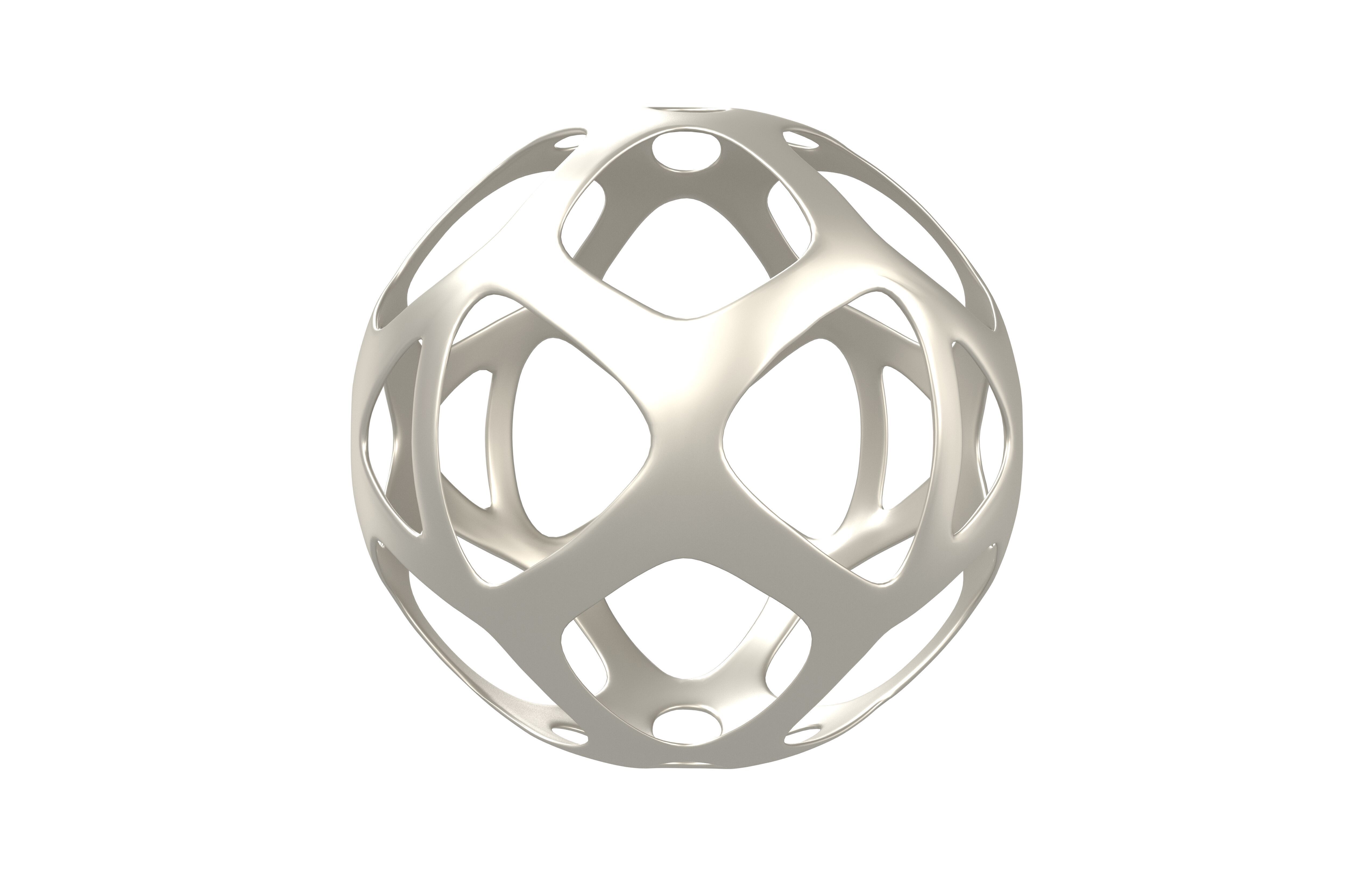 Abstract Sphere v11 002 Low-poly 3D model_2
