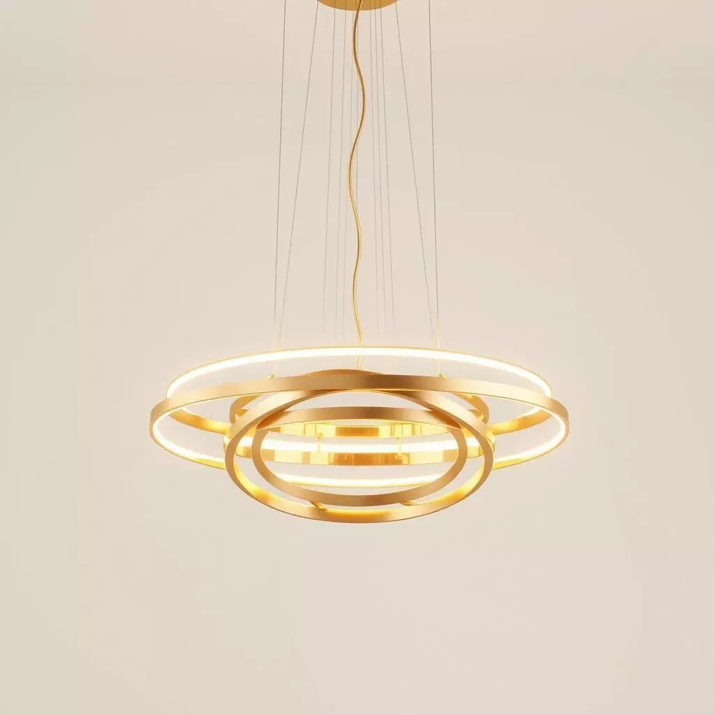 ORION LOOP CHANDELIER Low-poly 3D model_0
