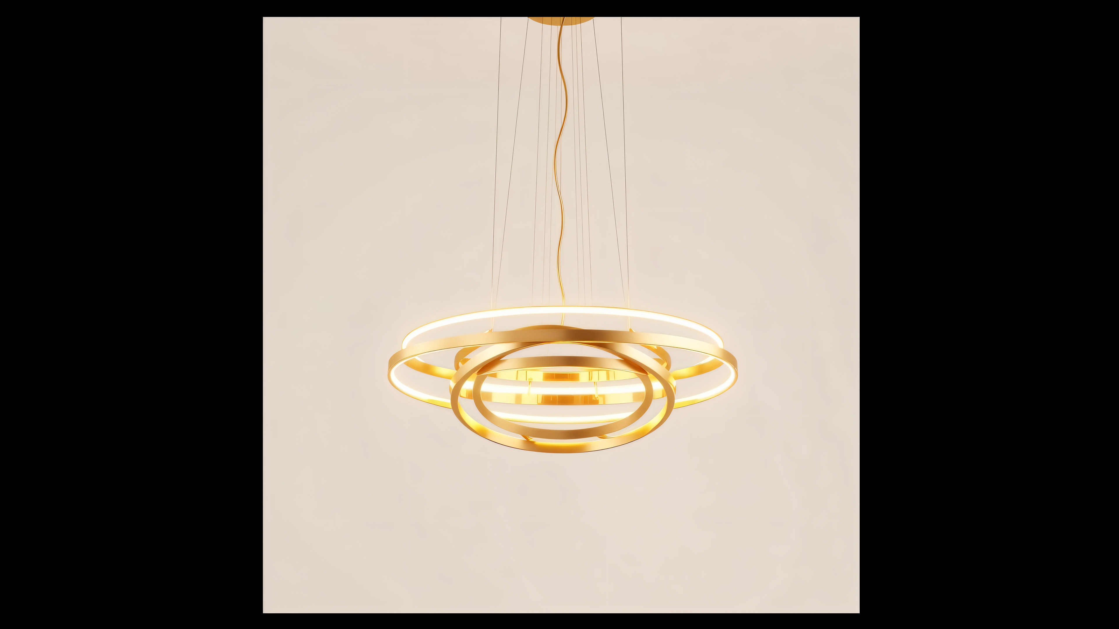ORION LOOP CHANDELIER Low-poly 3D model_1