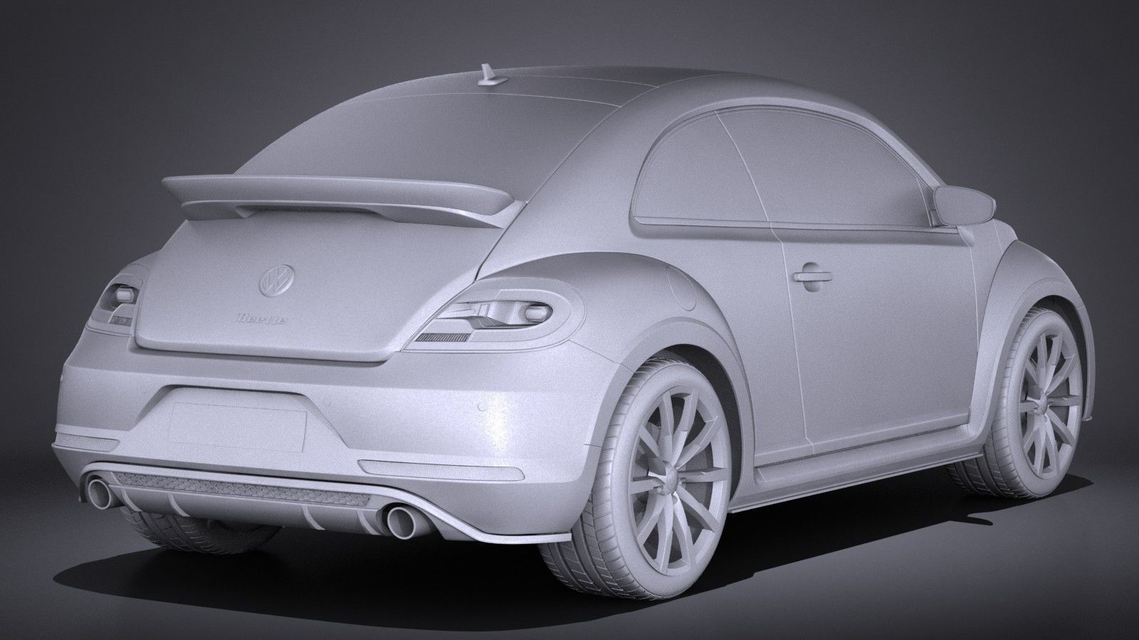 Volkswagen Beetle 2017 3D model_13