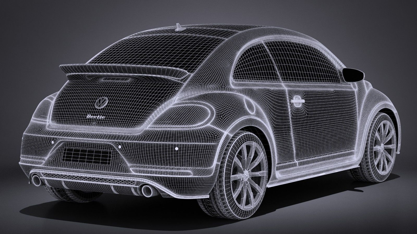 Volkswagen Beetle 2017 3D model_15