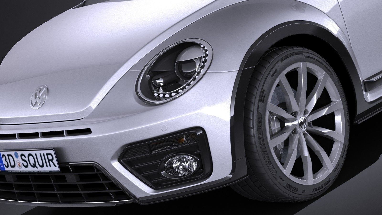 Volkswagen Beetle 2017 3D model_2