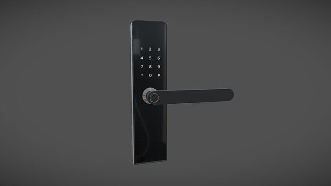 Lock 11 Low-poly 3D model