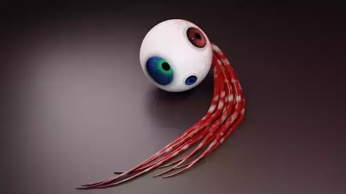 eye cartoon character