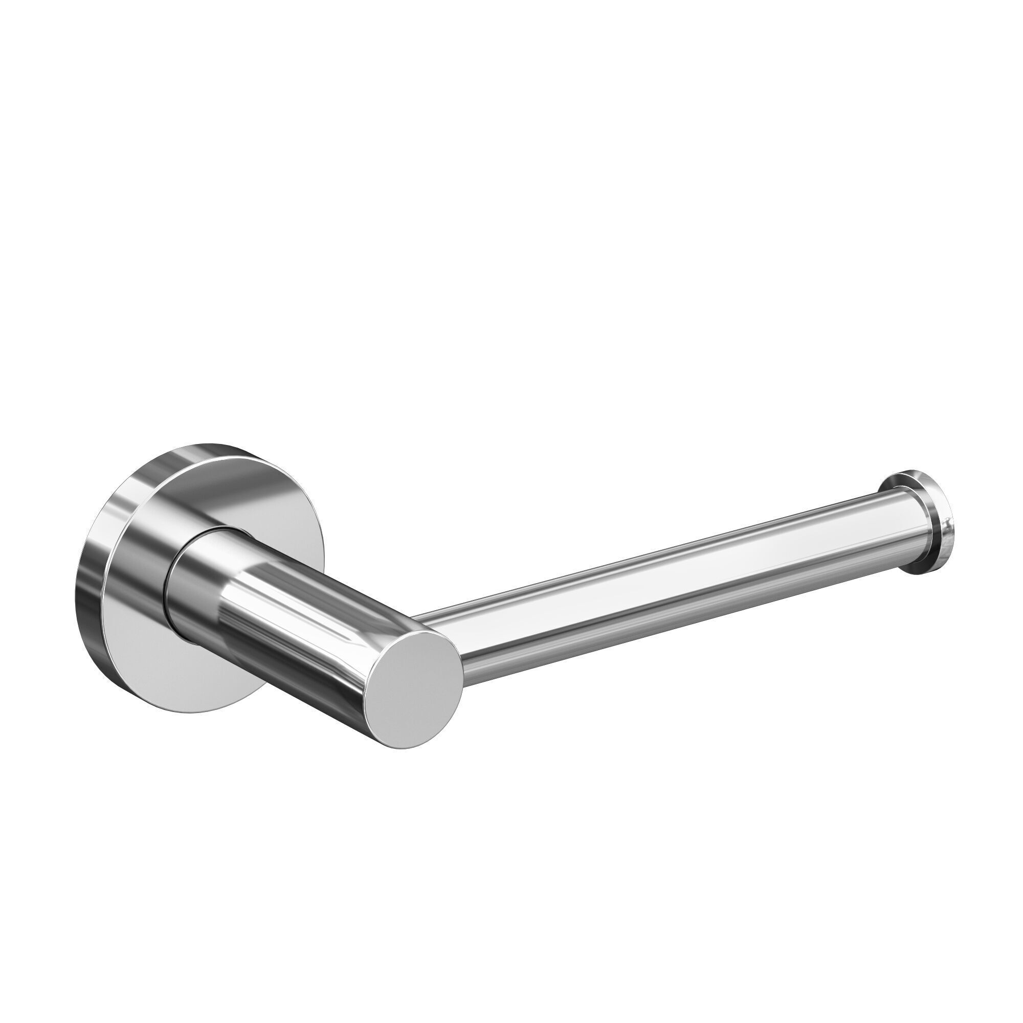 Radii Toilet Roll Holder Round Plate 3D model_1