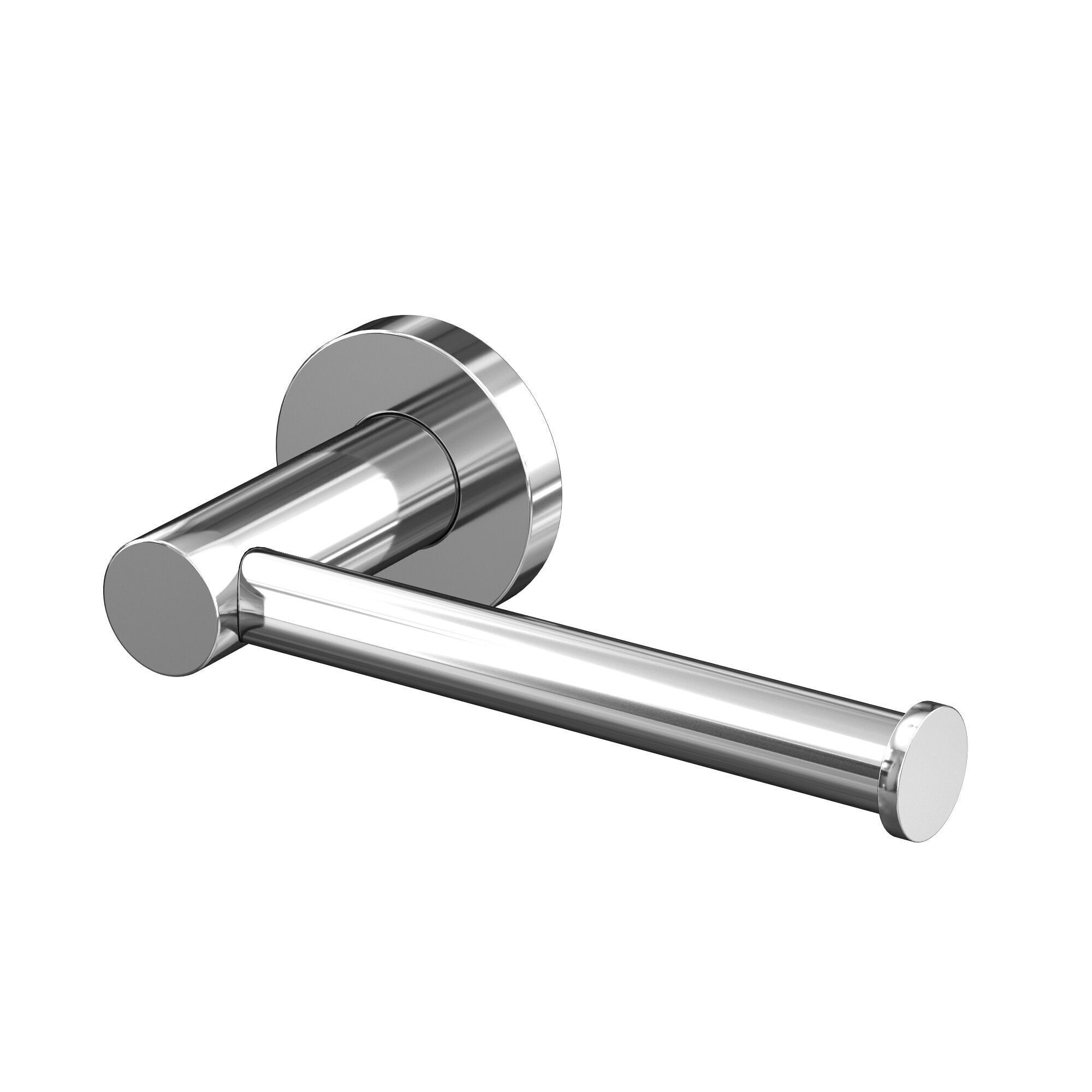 Radii Toilet Roll Holder Round Plate 3D model_3