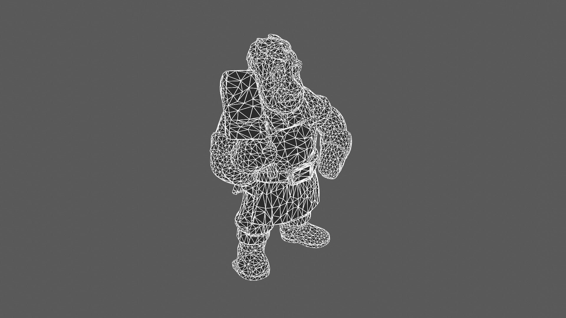 Friendly Blacksmith Character 3D Model 3D model_9