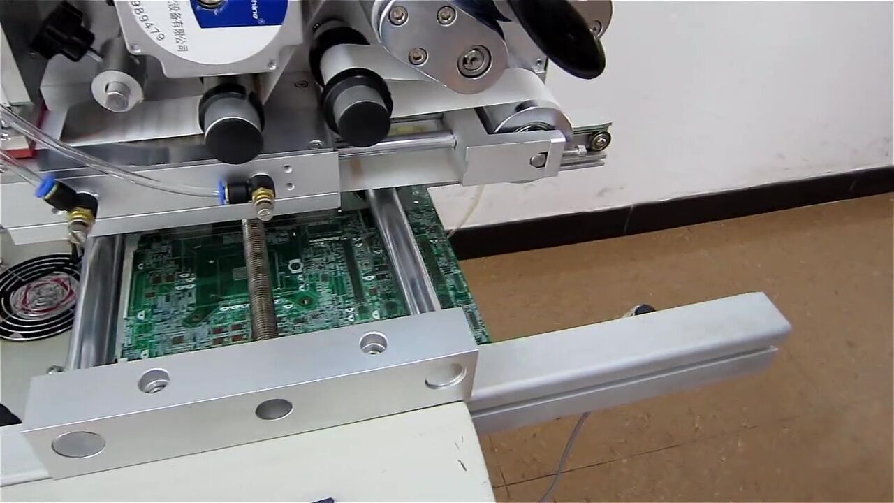 Automatic PCB Labeling and Taping Machine - SMT Line Equipment 3D model_3