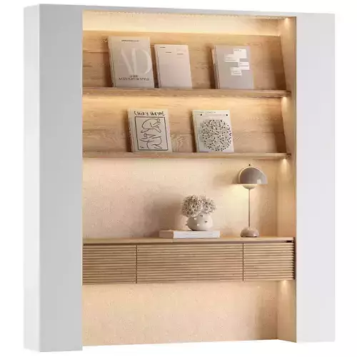 Bookcase 03 3D model