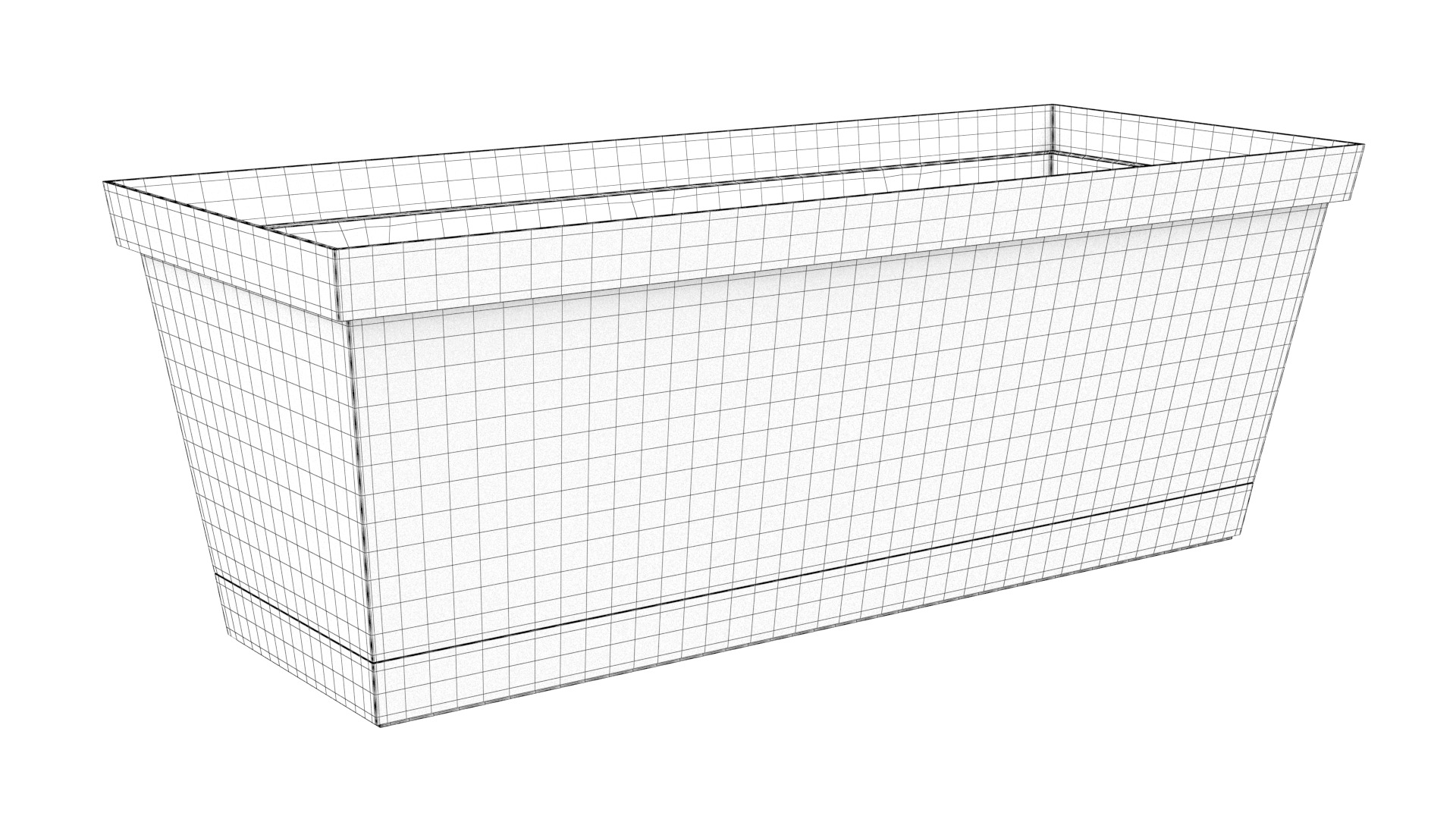 Flower pot 03 3D model_13