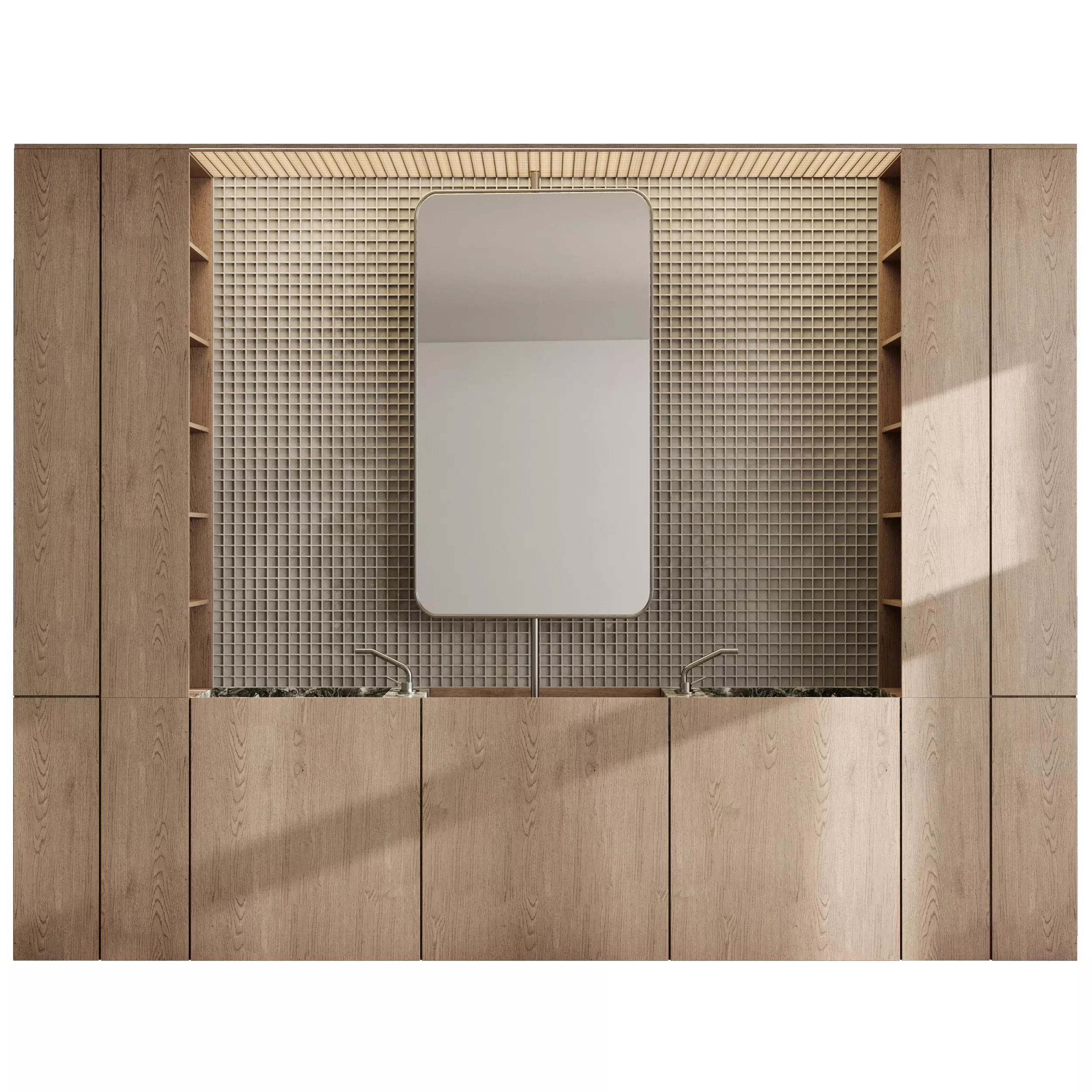 Bathroom furniture by Fauset Bathroom 144 Low-poly 3D model