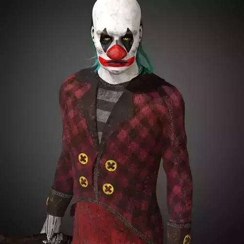 Rigged Clown Character Terror