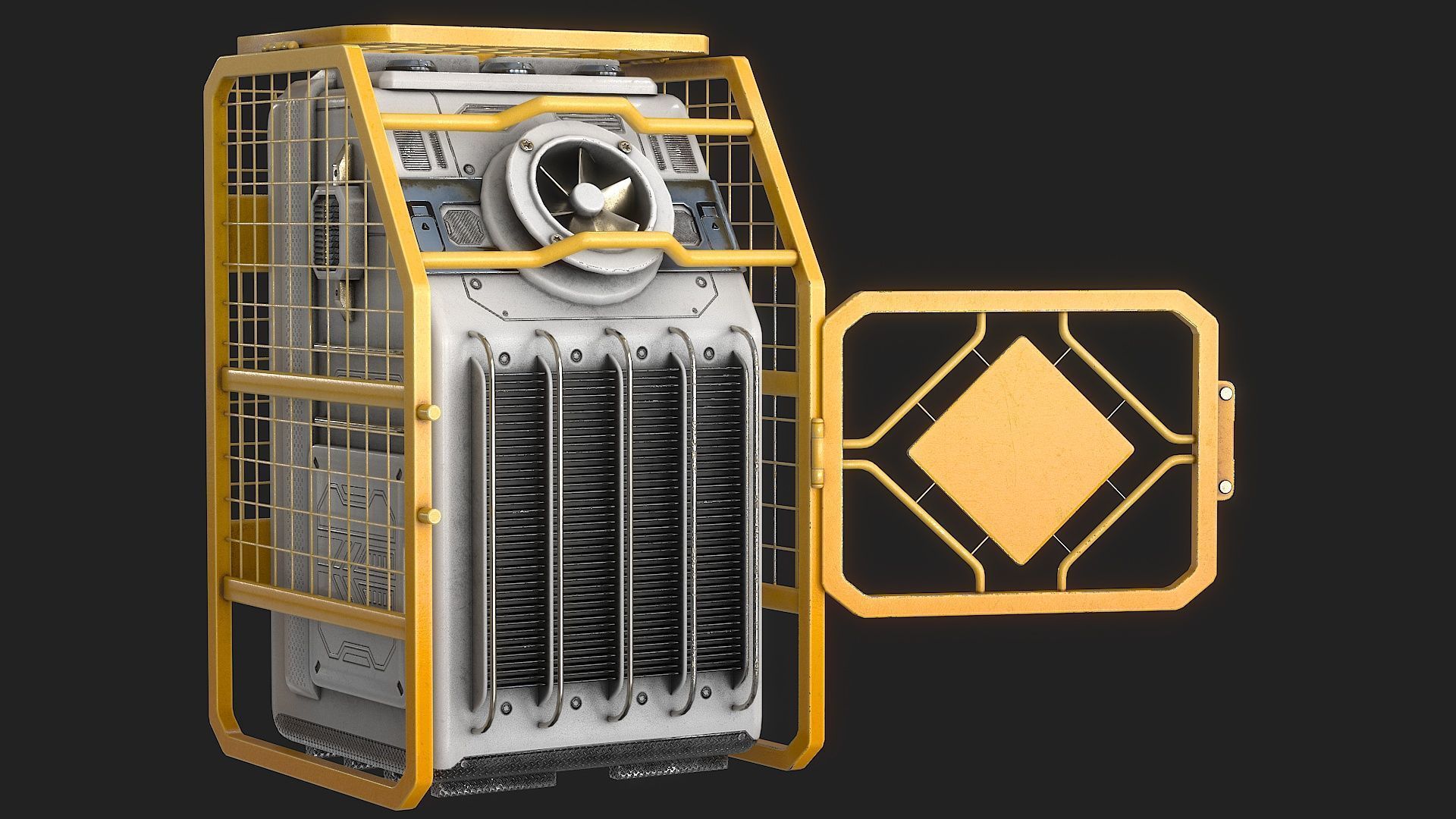 Sci Fi Device Generator Battery Collection _16