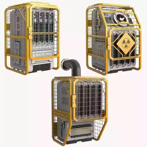 Sci Fi Device Generator Battery Collection 