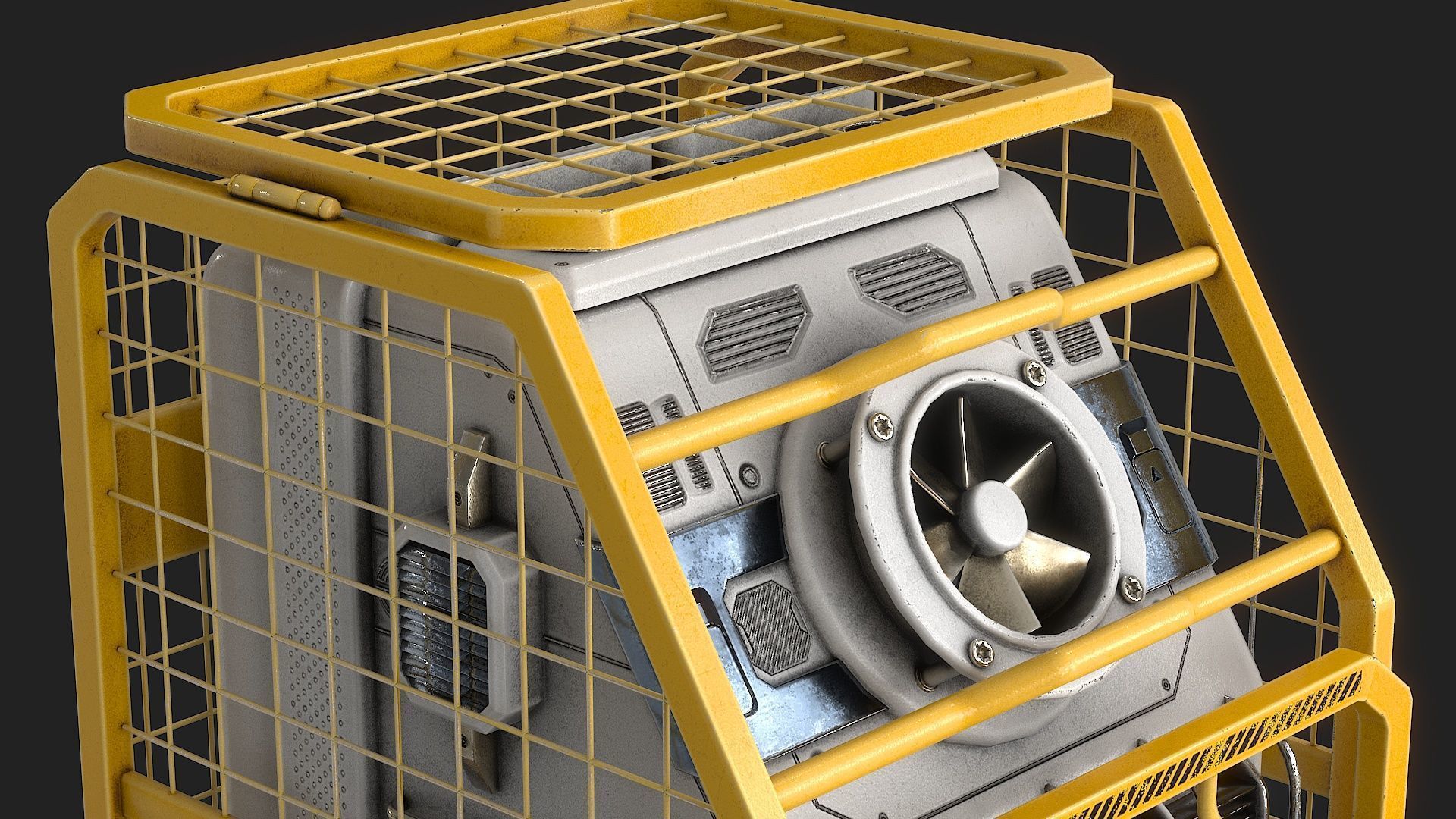 Sci Fi Device Generator Battery Collection _17