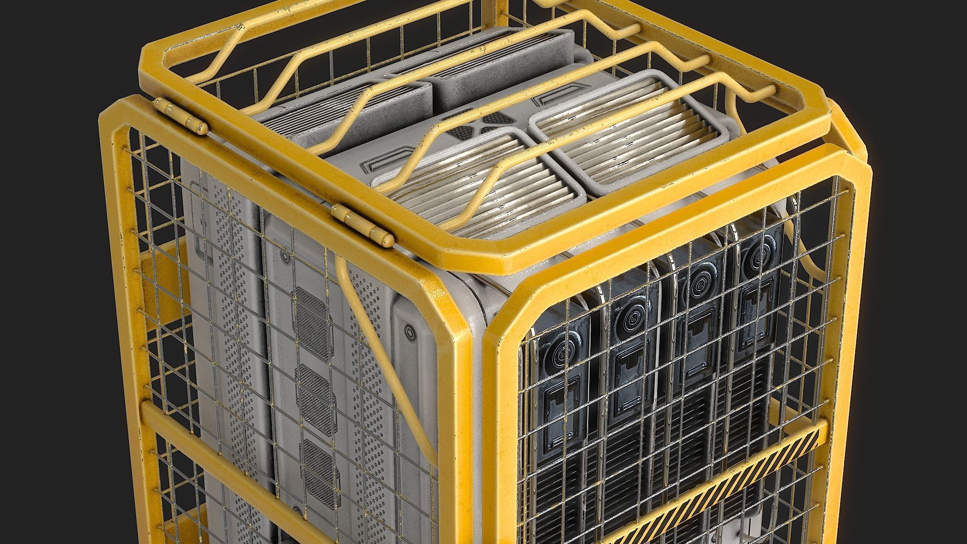 Sci Fi Device Generator Battery Collection _10