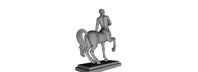 421  Centaur  Full Body Ivory Figurine