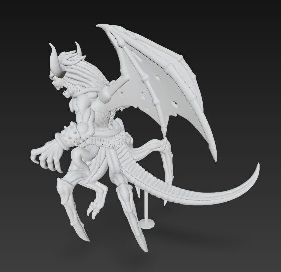 Eight Legged Terror Horrific Spider Demon 3D Print Model 3D model_13