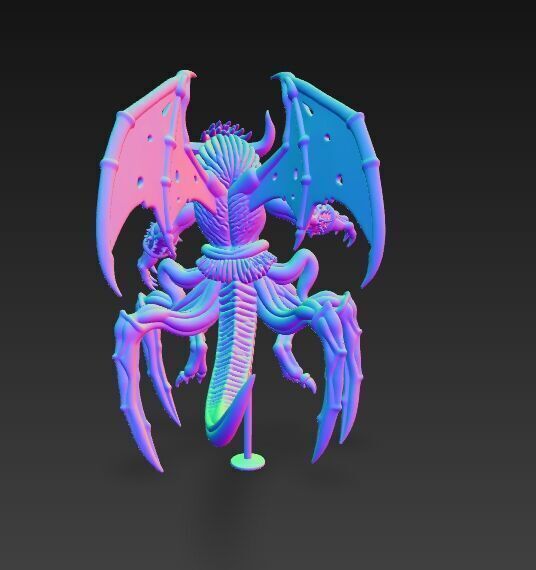 Eight Legged Terror Horrific Spider Demon 3D Print Model 3D model_3