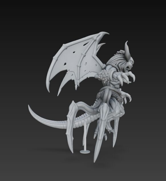 Eight Legged Terror Horrific Spider Demon 3D Print Model 3D model_16