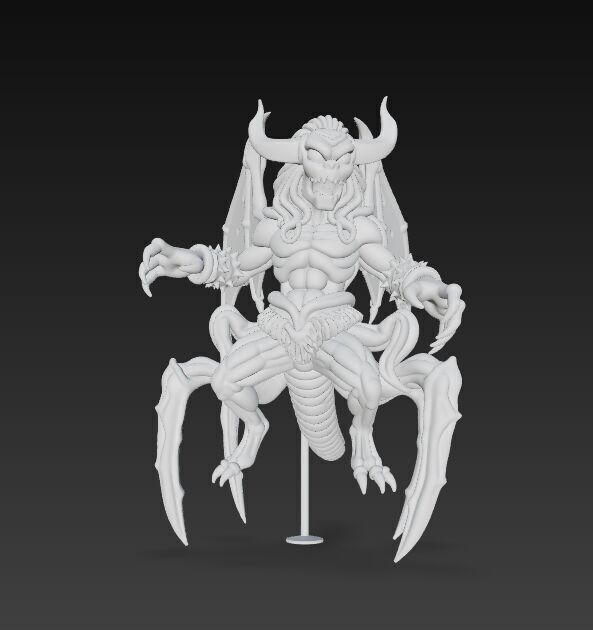 Eight Legged Terror Horrific Spider Demon 3D Print Model 3D model_15