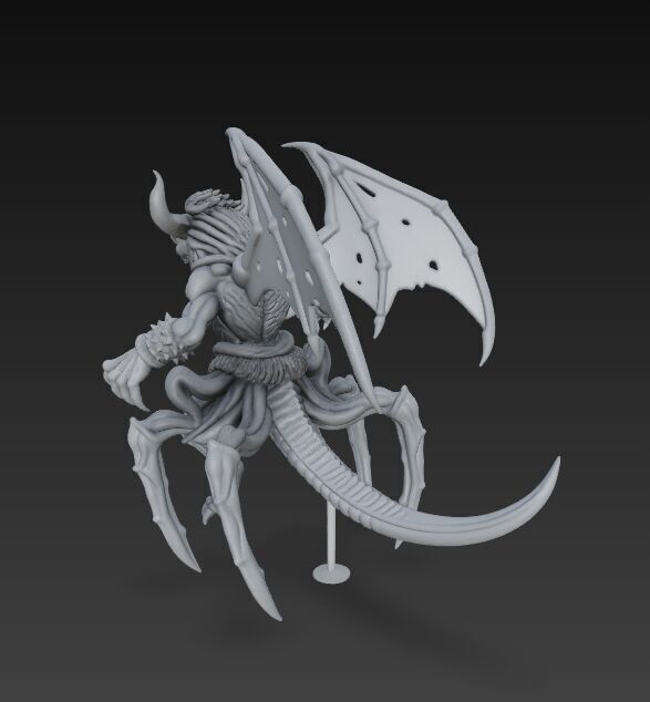Eight Legged Terror Horrific Spider Demon 3D Print Model 3D model_19