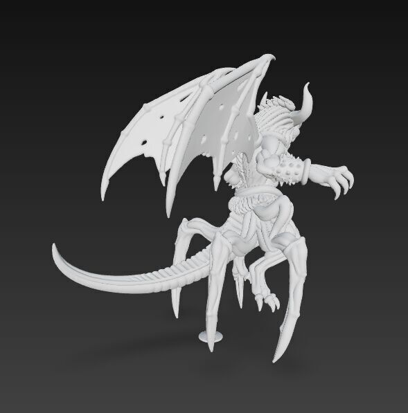 Eight Legged Terror Horrific Spider Demon 3D Print Model 3D model_10