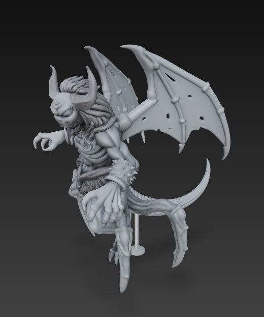 Eight Legged Terror Horrific Spider Demon 3D Print Model 3D model_21