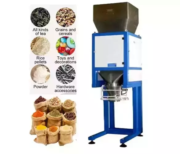  Semi Automatic 2 to 25 kg Bag Filling Machine Electronic Dozer 3D model