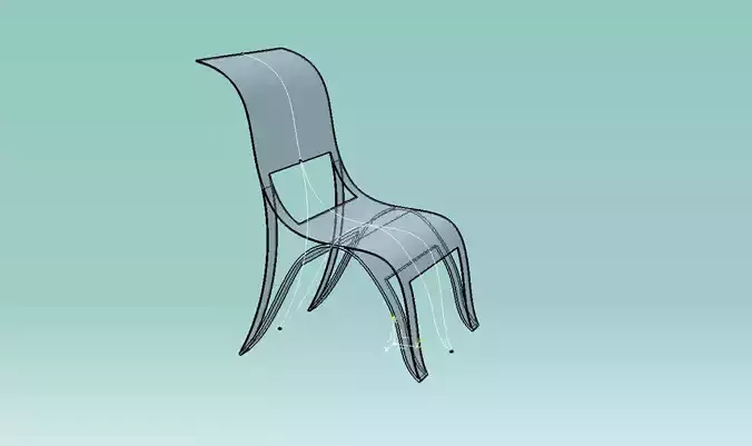 A parametric designed chair