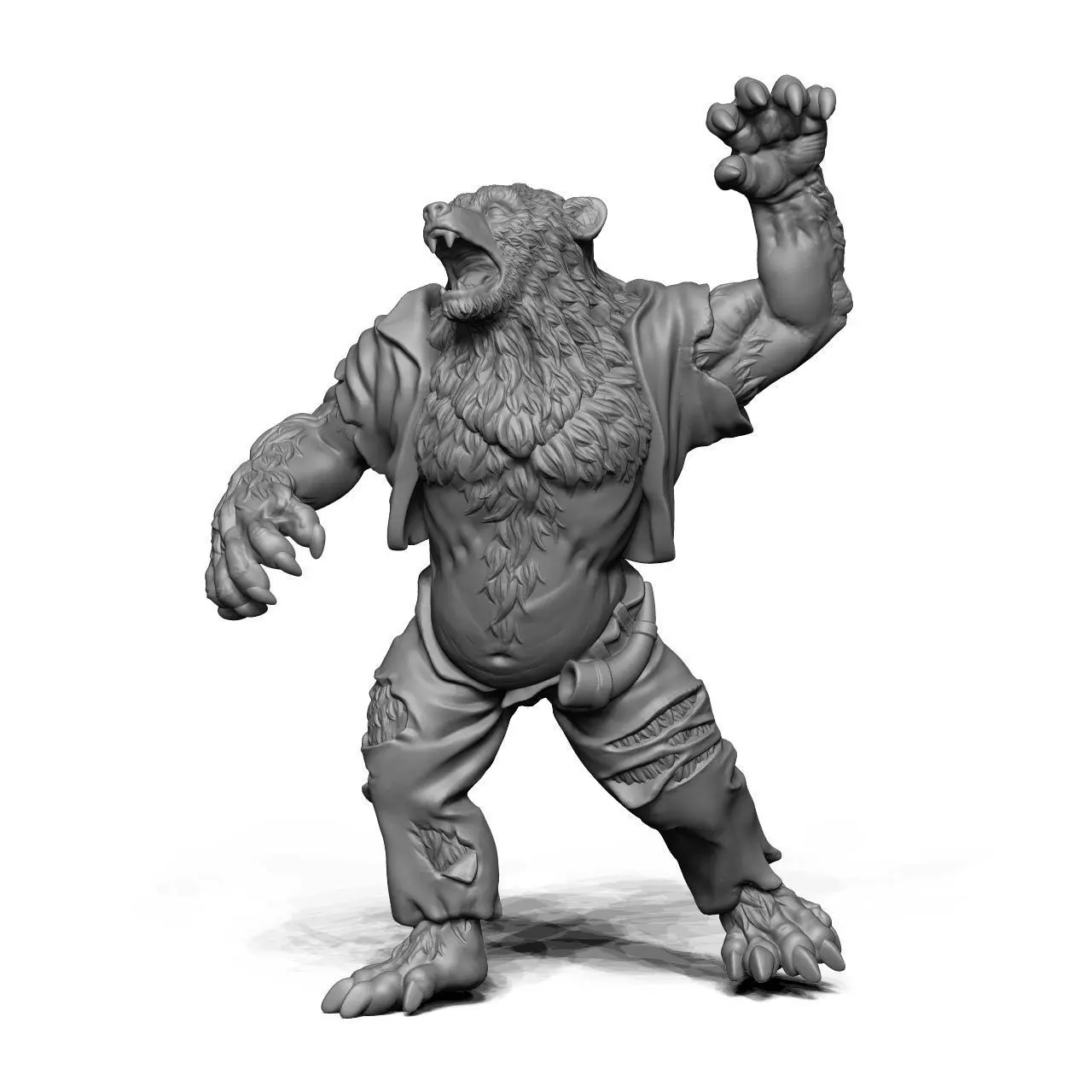 Yakwahe - Werebear Brute 3D print model_0