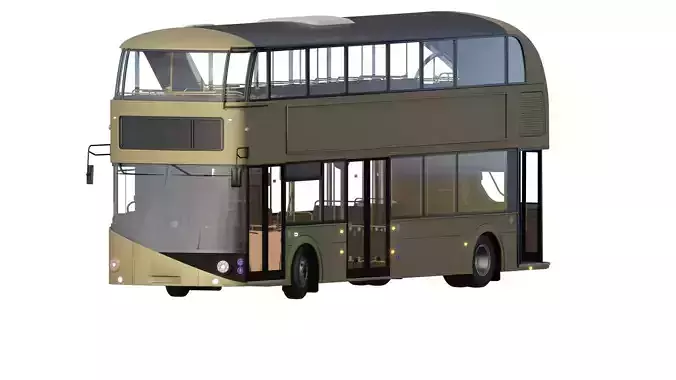 DOUBLE DECKER GENERIC BUS 3D model
