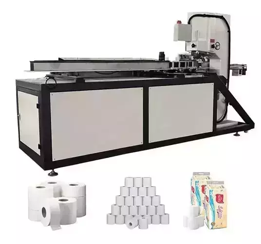  High Speed Band Saw Toilet Paper Roll Cutting Machine