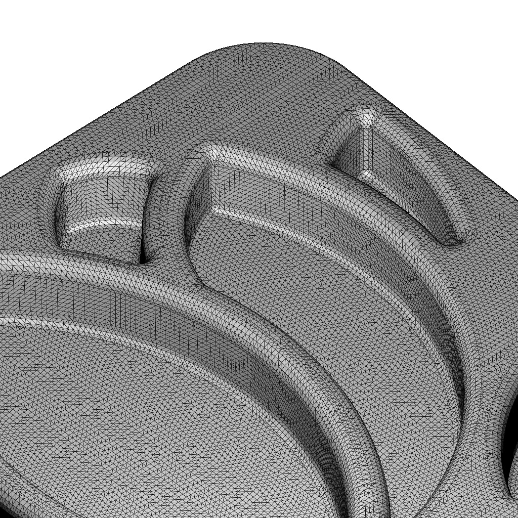 Premium Lotus Plate 3D print model_5