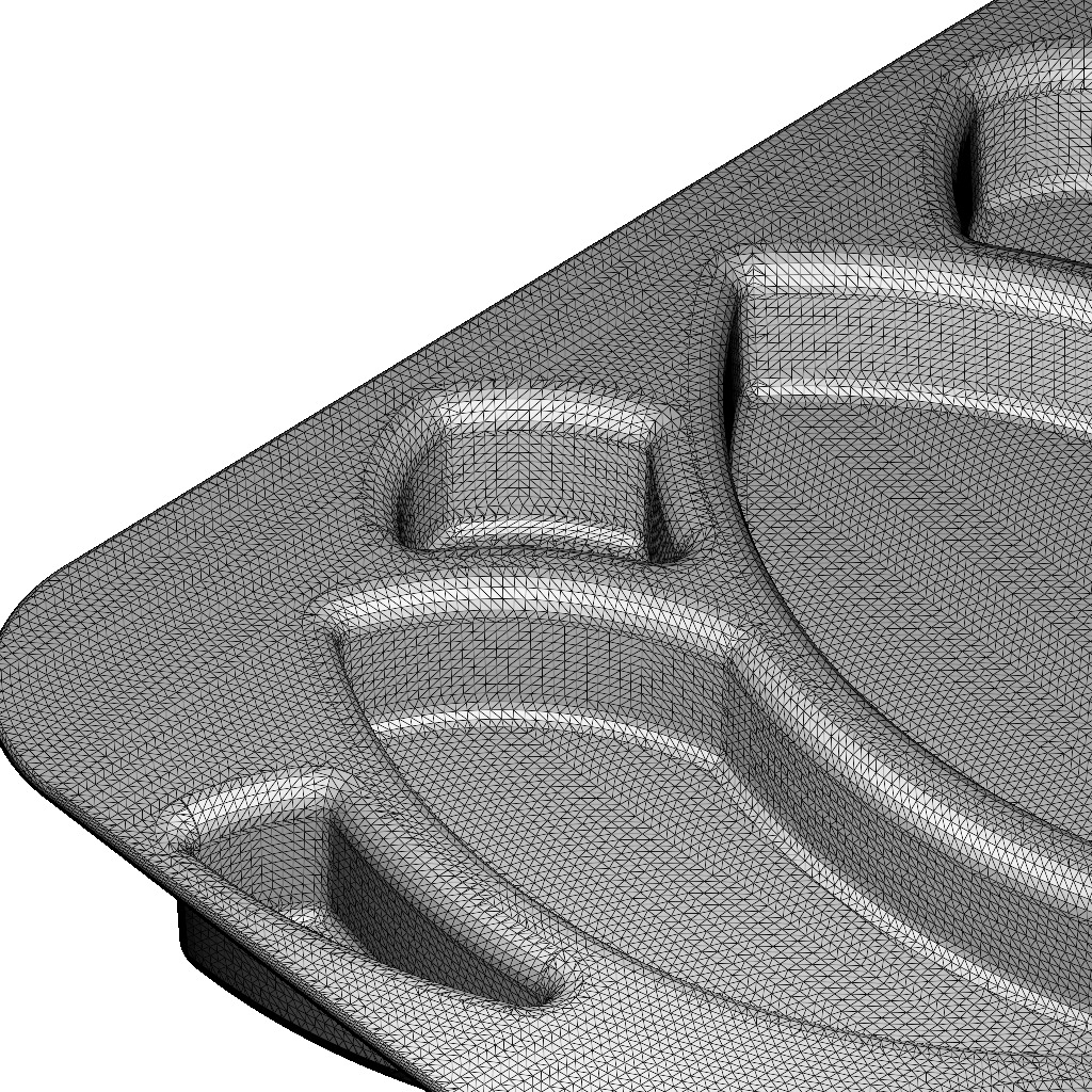 Premium Lotus Plate 3D print model_6