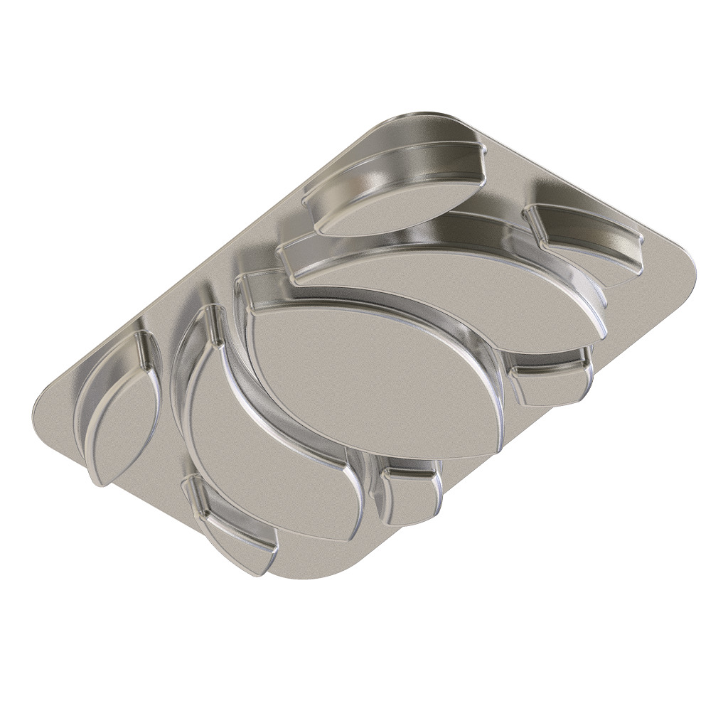 Premium Lotus Plate 3D print model_3