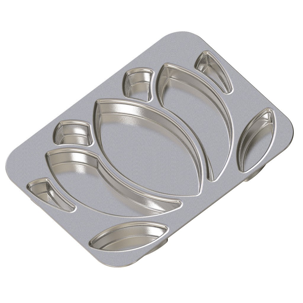 Premium Lotus Plate 3D print model_2