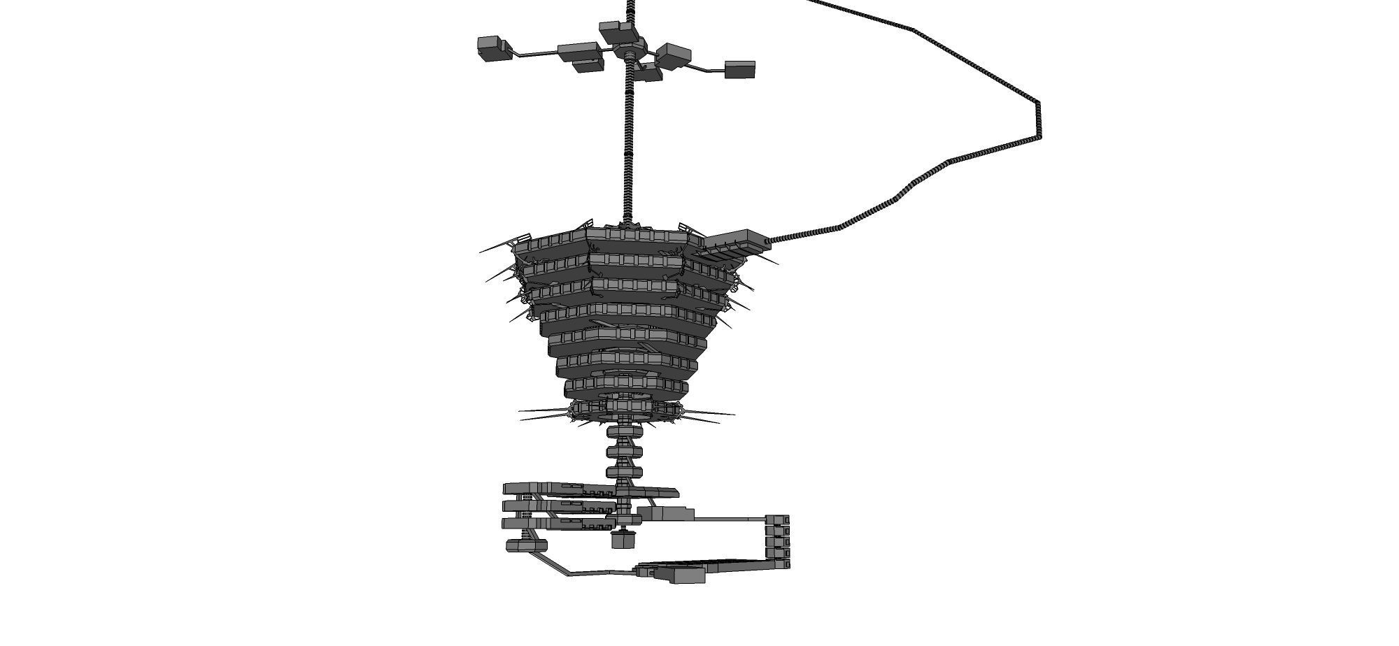 resident evil the hive 3D model_21