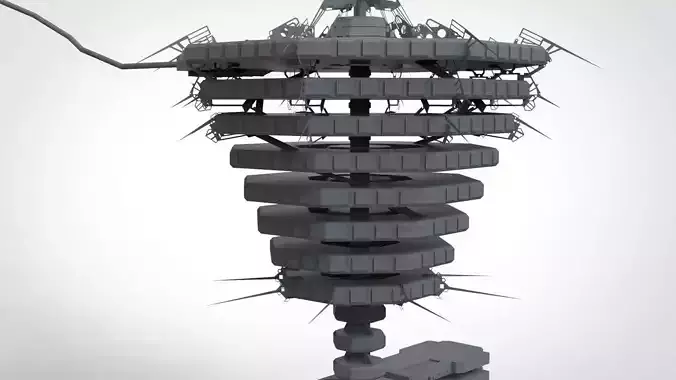 resident evil the hive 3D model