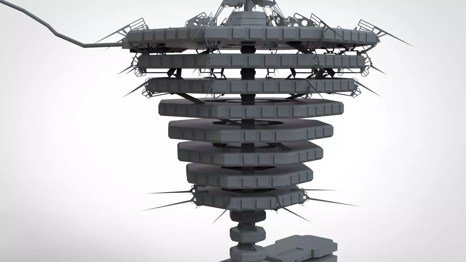 resident evil the hive 3D model_0