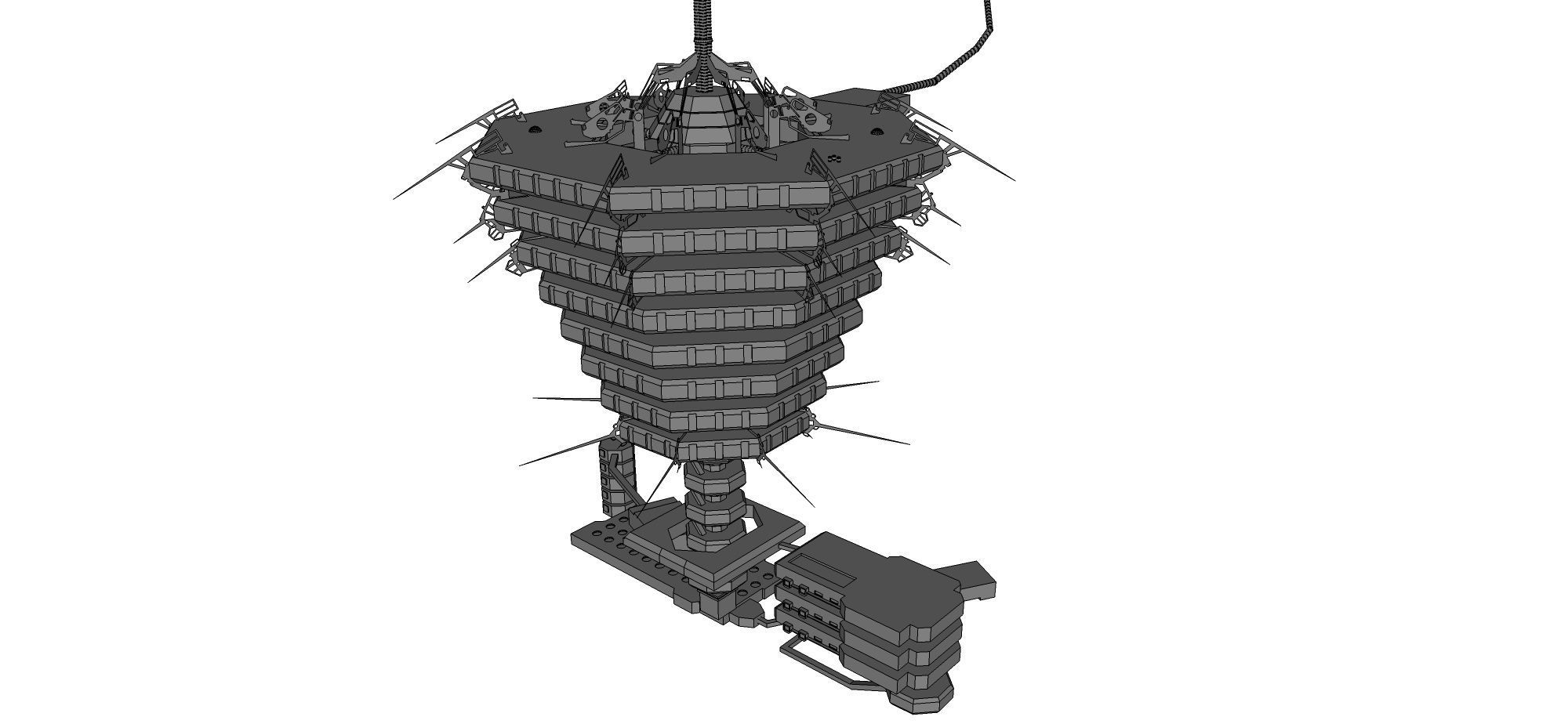 resident evil the hive 3D model_23