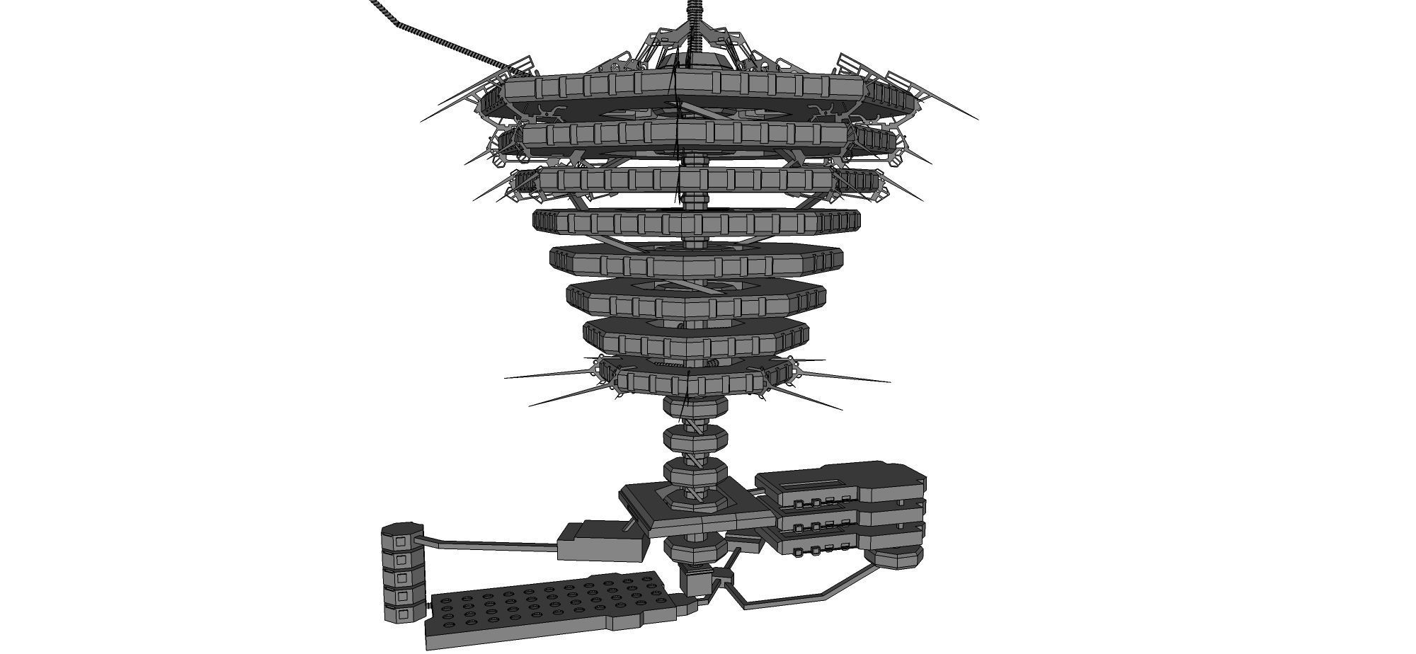 resident evil the hive 3D model_24
