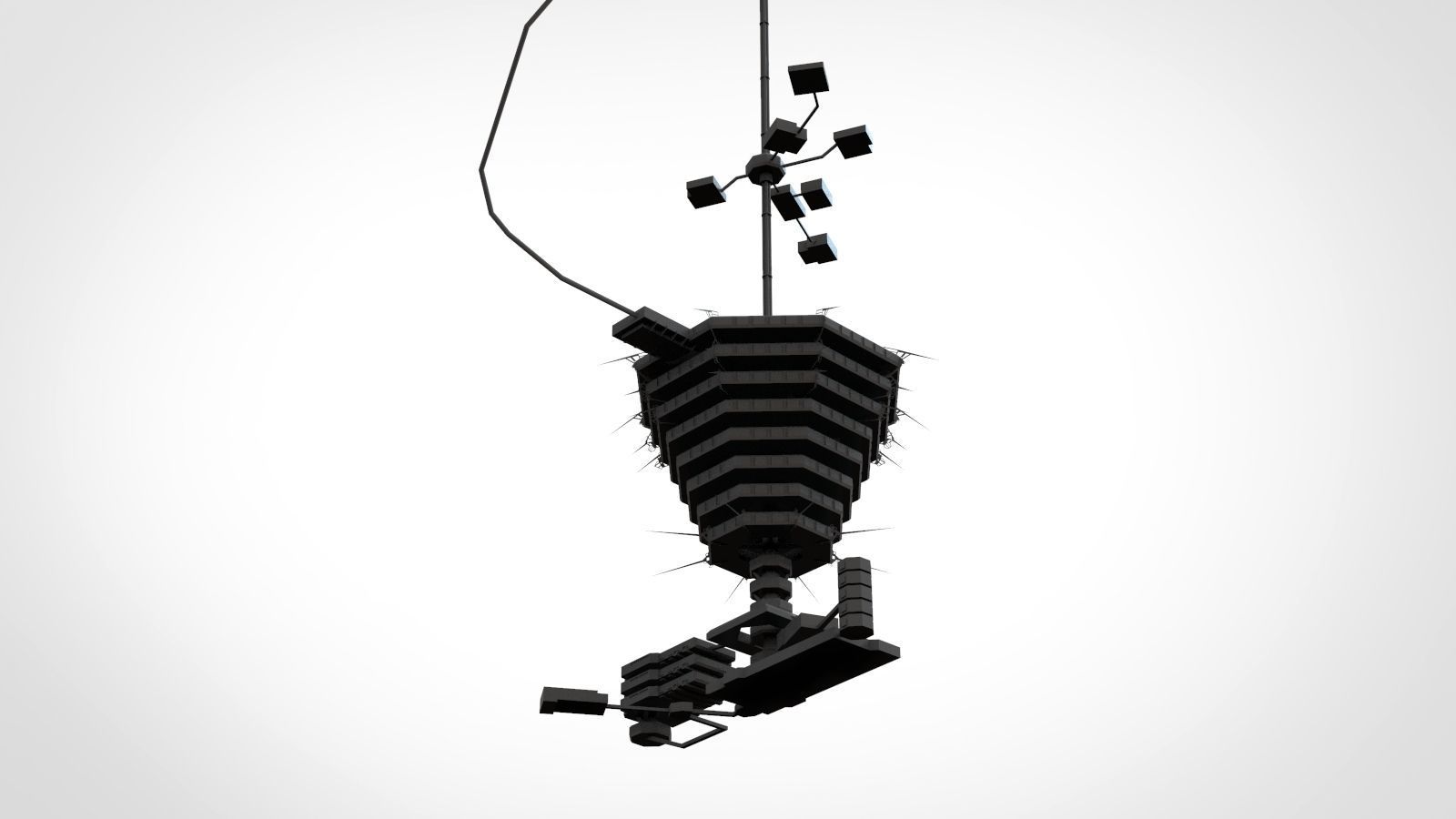 resident evil the hive 3D model_6