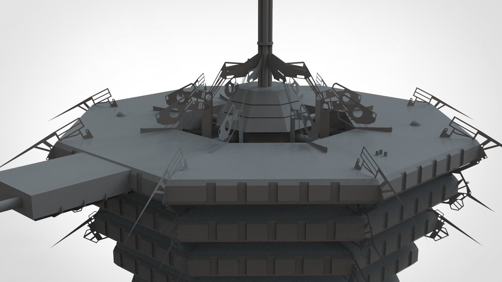 resident evil the hive 3D model_12